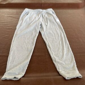 ALO Yoga Striped Gray Track Pants